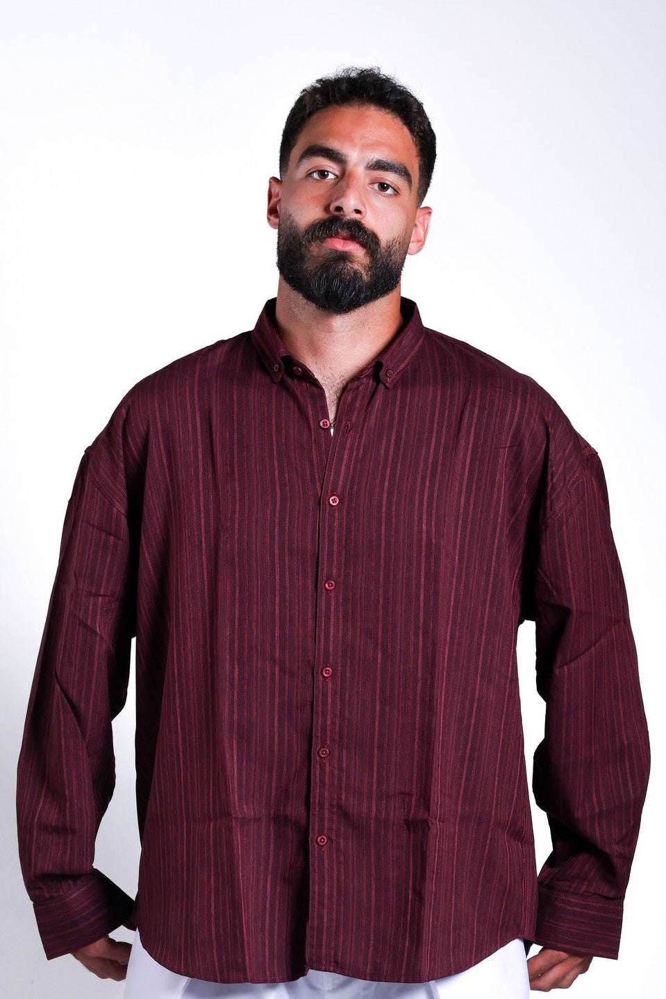 Burgundy privileged shirt